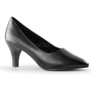 Black Matte 8 cm DIVINE-420W High Heel Pumps for Men