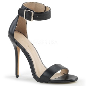 Leatherette 13 cm Pleaser AMUSE-10 high heeled sandals