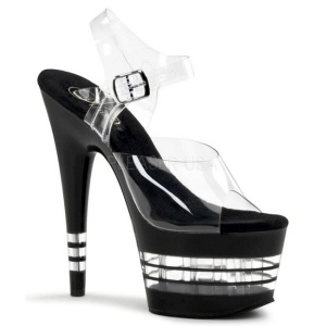 Transparent 18 cm ADORE-708LN High Heels Acrylic Platform