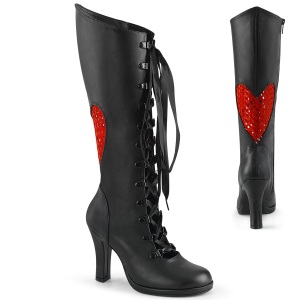 Vegan 9,5 cm GLAM-243 demoniacult alternative boots black