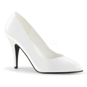 White Shiny 10 cm VANITY-420 Pumps High Heels for Men