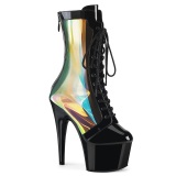 ADORE-1047 - 18 cm platform high heel boots patent black