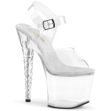 Acrylic 18 cm Pleaser UNICORN-708 Platform High Heels Shoes