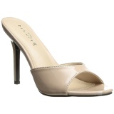 Beige 10 cm CLASSIQUE-01 womens mules shoes