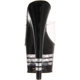 Black 18 cm Pleaser ADORE-701LN Platform High Heel Mules