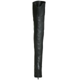 Black Leather 10,5 cm LEGEND-8868 overknee high heel boots