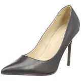 Black Matte 10 cm CLASSIQUE-20 pointed toe stiletto pumps