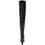 Black Matte 13 cm ELECTRA-3000Z High Heeled Overknee Boots