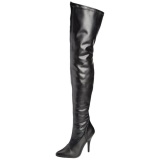 Black Matte 13 cm SEDUCE-3000 overknee high heel boots