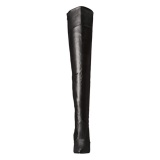 Black Matte 13 cm SEDUCE-3010 overknee high heel boots