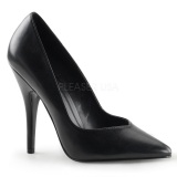 Black Matte 13 cm SEDUCE-420V Pumps High Heels for Men