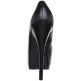 Black Matte 14,5 cm Burlesque BORDELLO TEEZE-06 Platform Pumps