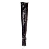 Black Matte 15 cm DOMINA-3000 High Heeled Overknee Boots