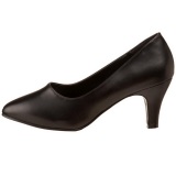 Black Matte 8 cm DIVINE-420W High Heel Pumps for Men