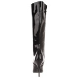 Black Patent 13 cm SEDUCE-2020 High Heeled Lace Up Boots