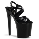 Black Patent 20 cm Pleaser XTREME-872 High Heels Platform