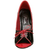 Black Red 12,5 cm SEDUCE-216 Womens Shoes with High Heels