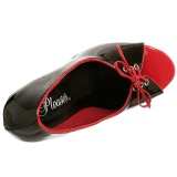 Black Red 12,5 cm SEDUCE-216 Womens Shoes with High Heels