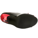 Black Red 12,5 cm SEDUCE-216 Womens Shoes with High Heels