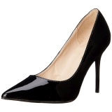 Black Shiny 10 cm CLASSIQUE-20 Pumps High Heels for Men