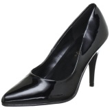 Black Shiny 10 cm VANITY-420 Pumps High Heels for Men