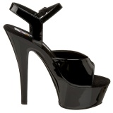 Black Shiny 15 cm FUNTASMA JULIET-209 High Heels Platform