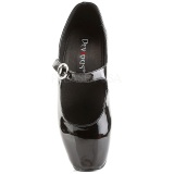 Black Shiny 18 cm BALLET-08 Fetish Pumps Women Shoes