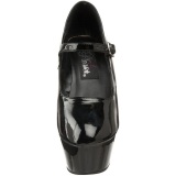 Black Varnish 15 cm KISS-280 Womens Shoes with High Heels