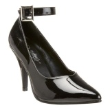 Black Varnished 10,5 cm DREAM-431 Pumps with low heels