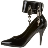 Black Varnished 10,5 cm VANITY-434 Pumps with low heels