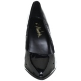 Black Varnished 10 cm VANITY-420 pointed toe pumps high heels