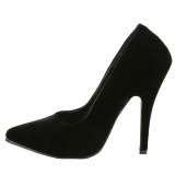 Black Velvet 13 cm SEDUCE-420 pointed toe pumps high heels