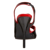 Black slingback 13 cm SEDUCE-117 high heels slingbacks shoes