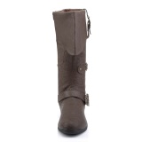 CARRIBEAN-299 brown captain boots cosplay mens pirate boots musketeer