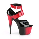 Dual Colored 18 cm ADORE-700-16 Platform High Heels Shoes