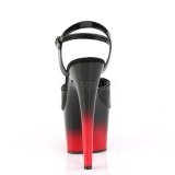 Dual Colored 18 cm ADORE-709BR-H Platform High Heels Shoes