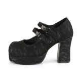 Lace Fabric 9,5 cm DemoniaCult GOTHIKA-09 lolita platform shoes