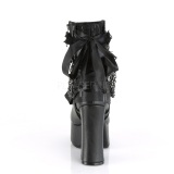 Leatherette 11,5 cm CHARADE-110 demoniacult ankle boots platform