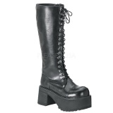 Leatherette 9,5 cm RANGER-302 Platform Mens Gothic Boots