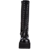 Leatherette 9,5 cm RANGER-302 Platform Mens Gothic Boots