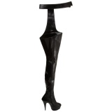 Matte 15,5 cm DELIGHT-5000 Platform Thigh High Boots