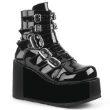 Patent 11 cm CONCORD-57 lolita ankle boots platform