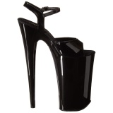 Patent 25,5 cm BEYOND-009 extrem platform high heels shoes