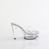 Perspex 13 cm MARTINI-501 transparent mules high heels