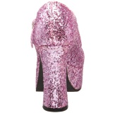 Pink Glitter 11 cm MARYJANE-50G Platform Pumps Mary Jane