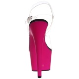 Pink Neon 18 cm ADORE-708UV High Heels Platform