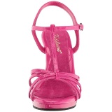 Pink Shiny 12 cm FLAIR-420 Womens High Heel Sandals