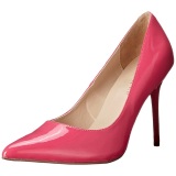 Pink Varnished 10 cm CLASSIQUE-20 pointed toe stiletto pumps