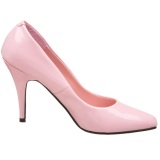 Pink Varnished 10 cm VANITY-420 pointed toe pumps high heels