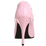 Pink Varnished 13 cm SEDUCE-420 pointed toe pumps high heels